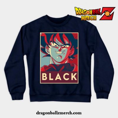 Goku Black Crewneck Sweatshirt Navy Blue / S