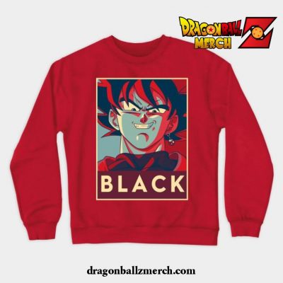 Goku Black Crewneck Sweatshirt Red / S