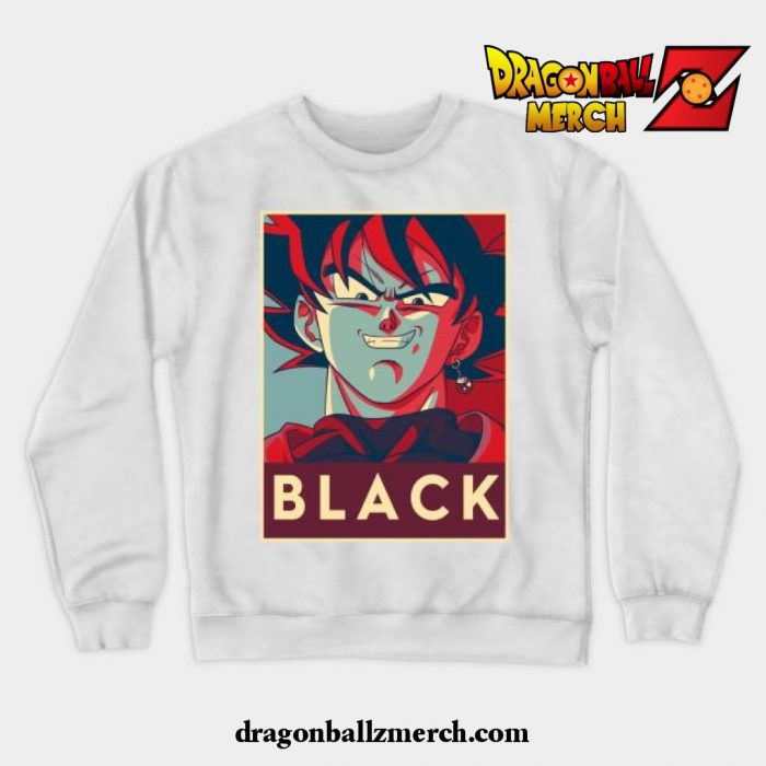 Goku Black Crewneck Sweatshirt White / S