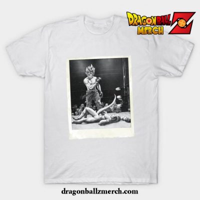 Goku V Frieza - Ali Edition T-Shirt White / S