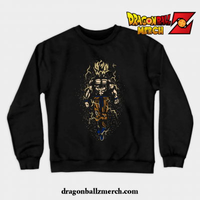 Rage In Namek Crewneck Sweatshirt1 Black / S