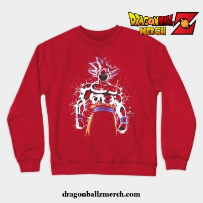 Splatter Ultra Instinct Crewneck Sweatshirt Red / S