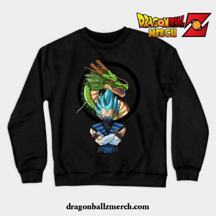 Sub Zero Vegeta Crewneck Sweatshirt Black / S