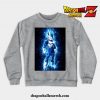 Super Saiyan Blue Vegeta Crewneck Sweatshirt Gray / S