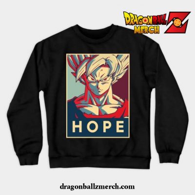 Super Saiyan Goku Crewneck Sweatshirt Black / S