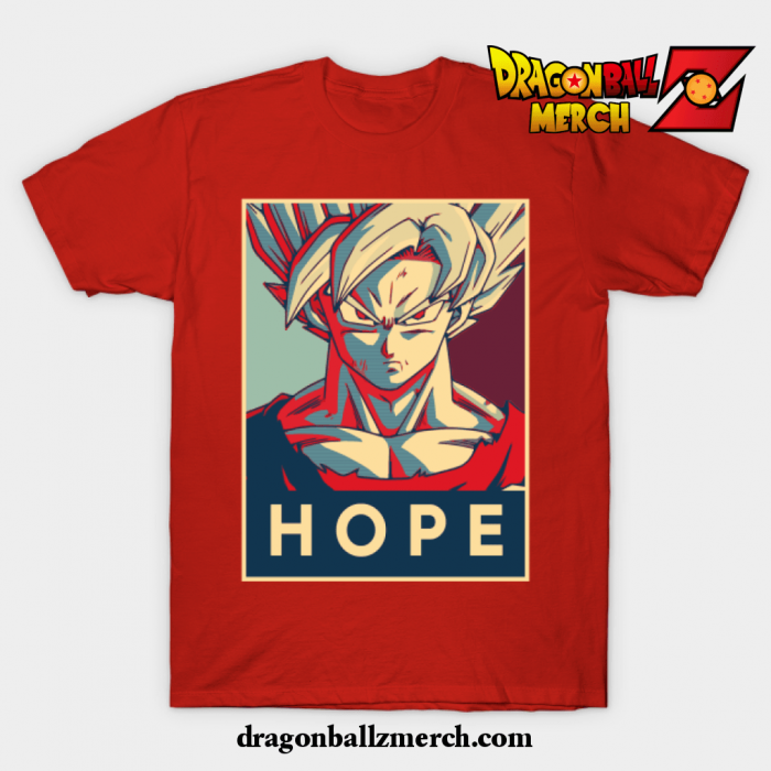 Super Saiyan Goku T-Shirt Red / S