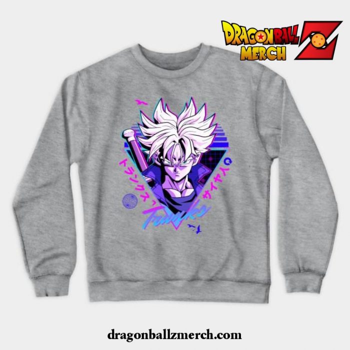 Trunks Dragonball Lofi Crewneck Sweatshirt Gray / S