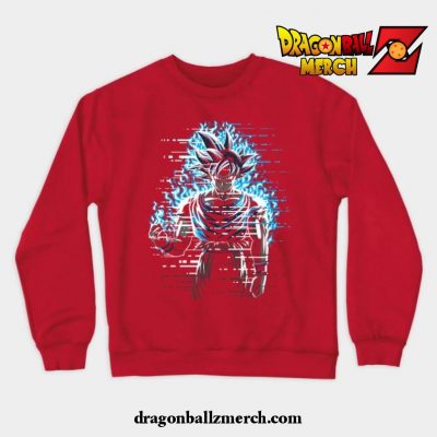 Ultra Distorted Crewneck Sweatshirt Red / S