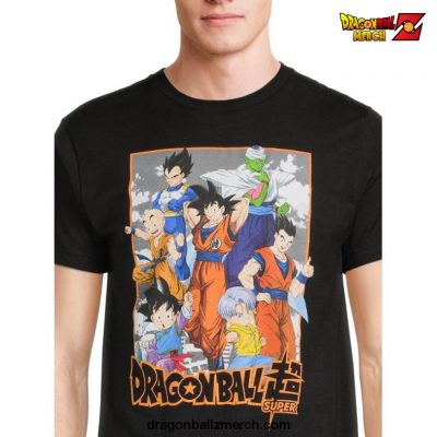 Dragon Ball Super Group Art Mens Black T-Shirt