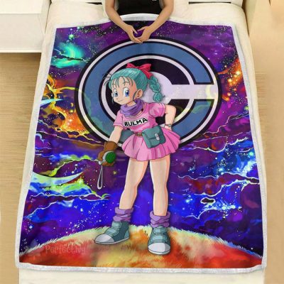 Bulma Fleece Blanket Custom Dragon Ball Anime Galaxy Style 4 perfectivy com 650x - Dragon Ball Z Store