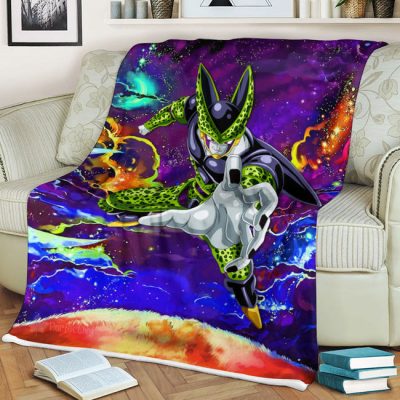 Majin Buu - Dragon Ball Fleece Blanket by Kassidy Monday - Pixels Merch