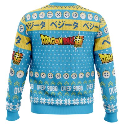 Christmas Vegeta Dragon Ball Z men sweatshirt BACK mockup 1 - Dragon Ball Z Store