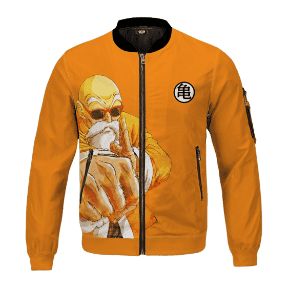 Dragon Ball Z Master Roshi Punch Turtle Kanji Bomber Jacket 562x562 1 - Dragon Ball Z Store