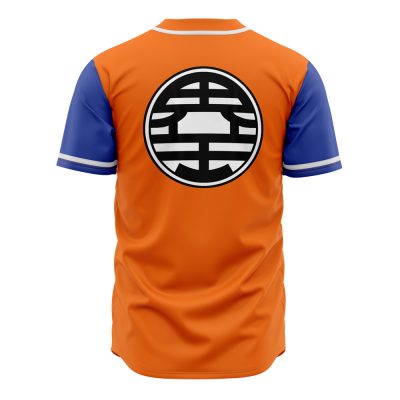 Goku Dragon Ball Z AOP Baseball Jersey BACK Mockup 1 - Dragon Ball Z Store