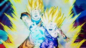 Goku and Gohan Father-Son Team-Up