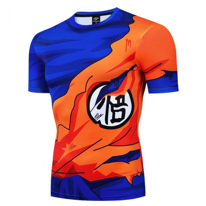 Z Goku Men T shirt 3D Anime Cartoon Printed Tshirt Goku Image Men s Short Sleeve 4 - Dragon Ball Z Store
