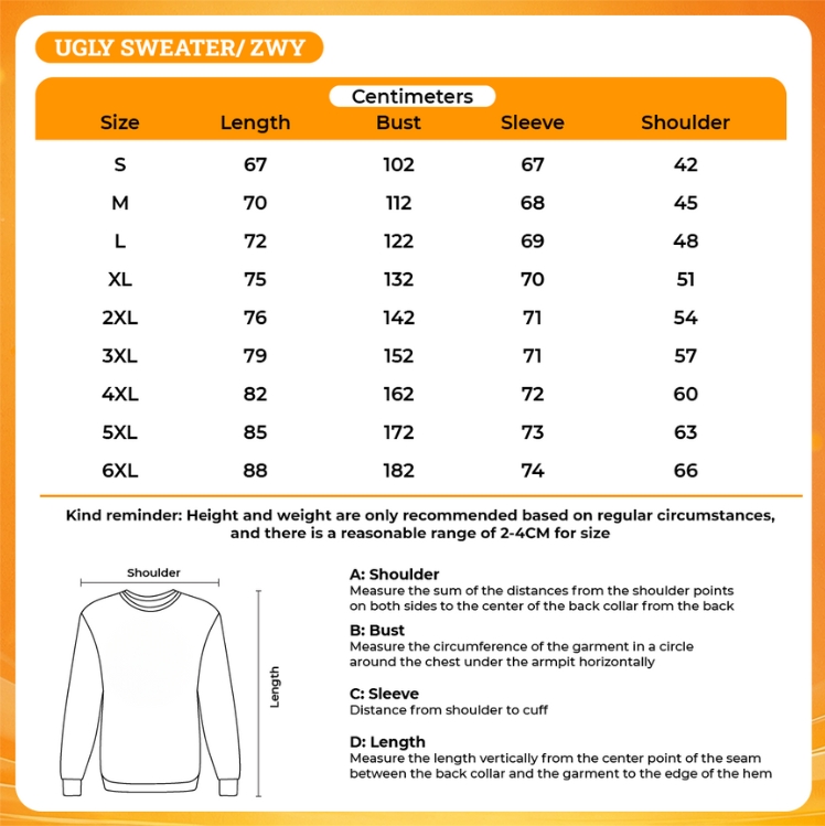 3D UGLY SWEATER - Dragon Ball Z Store